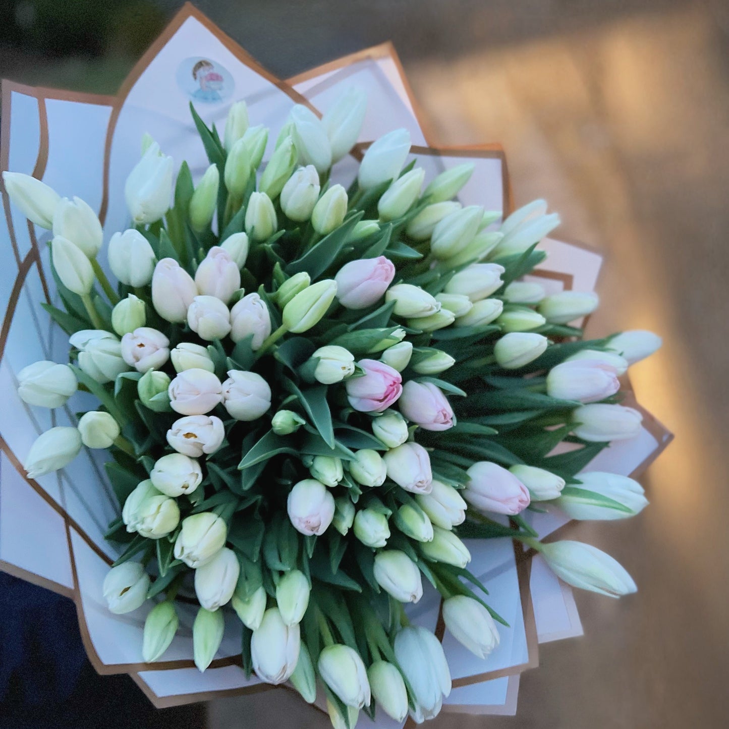 "Pastel Tulips"